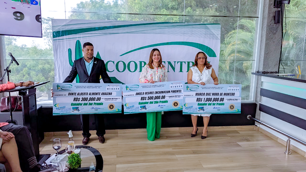 Ganadores del sorteo final del concurso: «SOY SOCIO AHORRO Y GANO EN COOPCENTRAL» 10ma Versión
